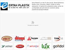 Tablet Screenshot of ertanplast.com
